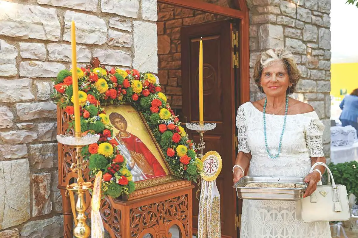 Η κυρία Ζαφειρία Λαυρεντιάδη