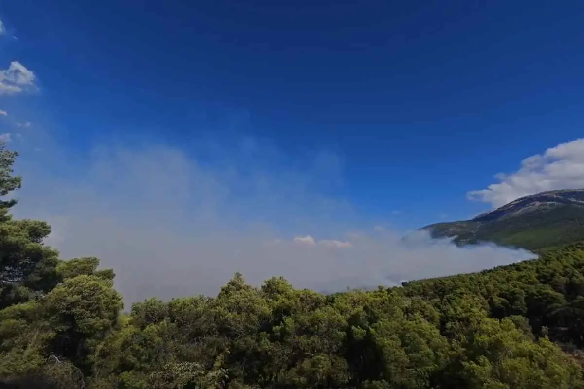 Δύο πύρινα μέτωπα στην περιοχή του Πόρτο Γερμενού