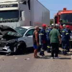 Πρέβεζα: Σφοδρή καραμπόλα με τρία αυτοκίνητα και ένα φορτηγό -  8 τραυματίες, ανάμεσά τους και παιδιά