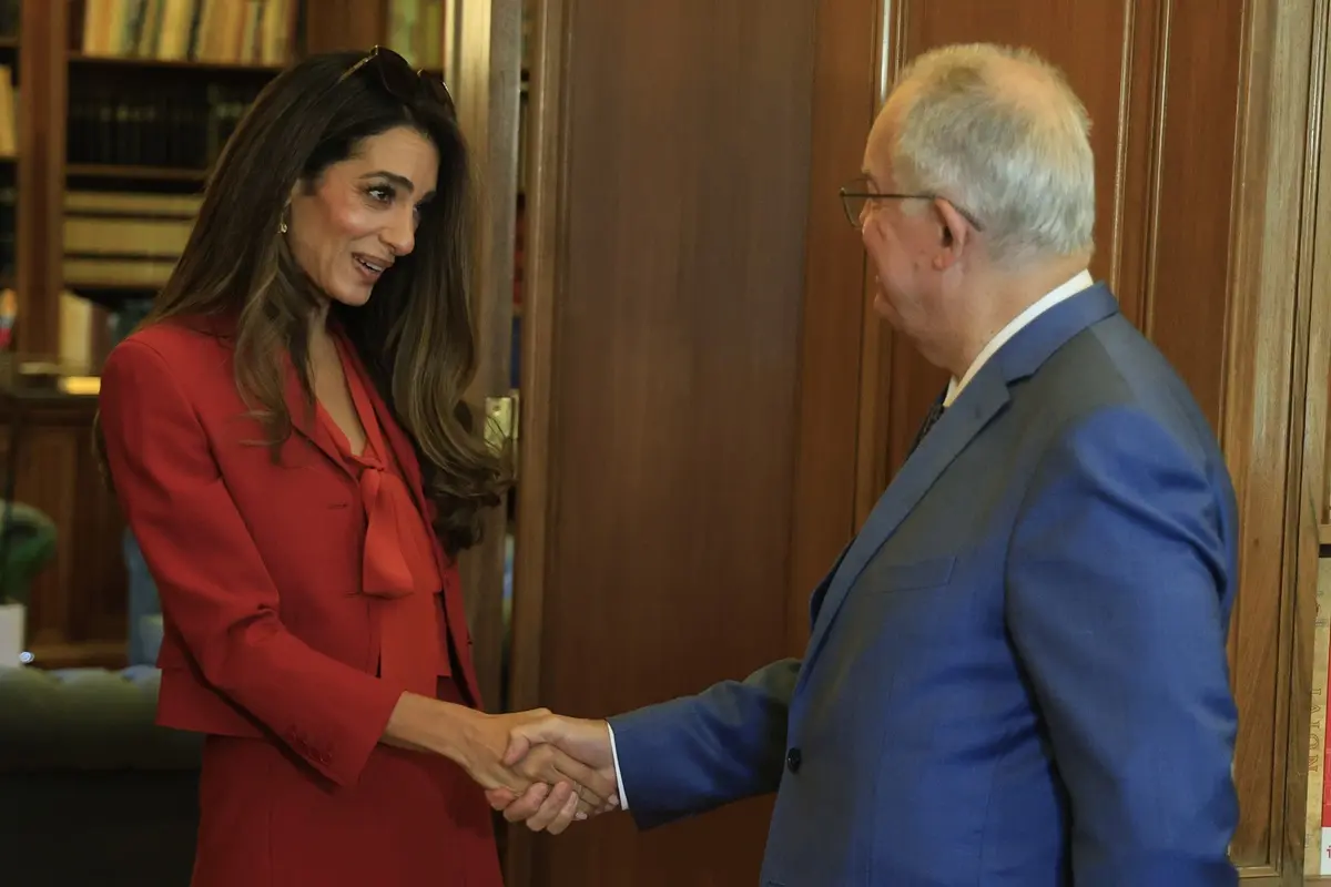 Αμάλ Αλαμουντίν: Στην Αθήνα η σύζυγος Κλούνεϊ – Η συνάντηση με τον Πρόεδρο της Δημοκρατίας