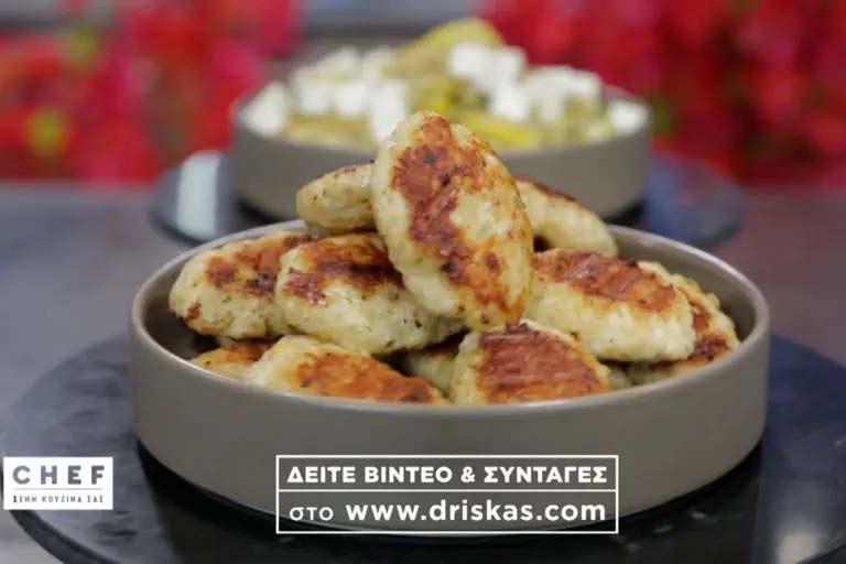 Λεμονάτο γιουβέτσι με μπιφτεκάκια κοτόπουλου