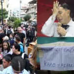 Γιώργος Μαζωνάκης: Πλήθος κόσμου στη Νίκαια για τη λαϊκή αγρυπνία – Λουλούδια, σημειώματα και δάκρυα