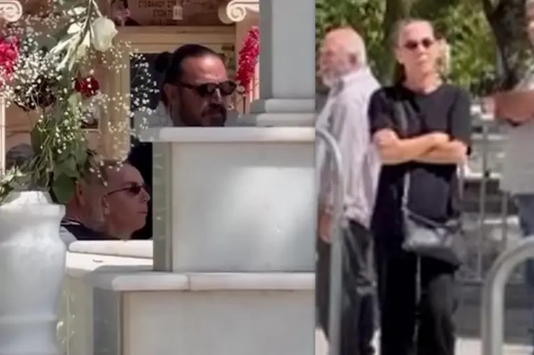Μαζωνάκης: Ξανά στον τάφο η αδελφή του, Βάσω – Ζήτησε από τον κόσμο λίγα λεπτά ιδιωτικότητας