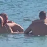 Φιλιά και παιχνίδια μέσα στο νερό: Ποιο γνωστό ζευγάρι ζει τον έρωτά του στη Μύκονο