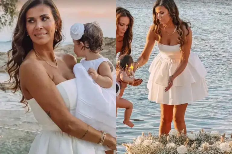 Νεσχάν Μουλαζίμ: Βάφτισε την κόρη της μέσα στη θάλασσα - Το όνομα που της έδωσε