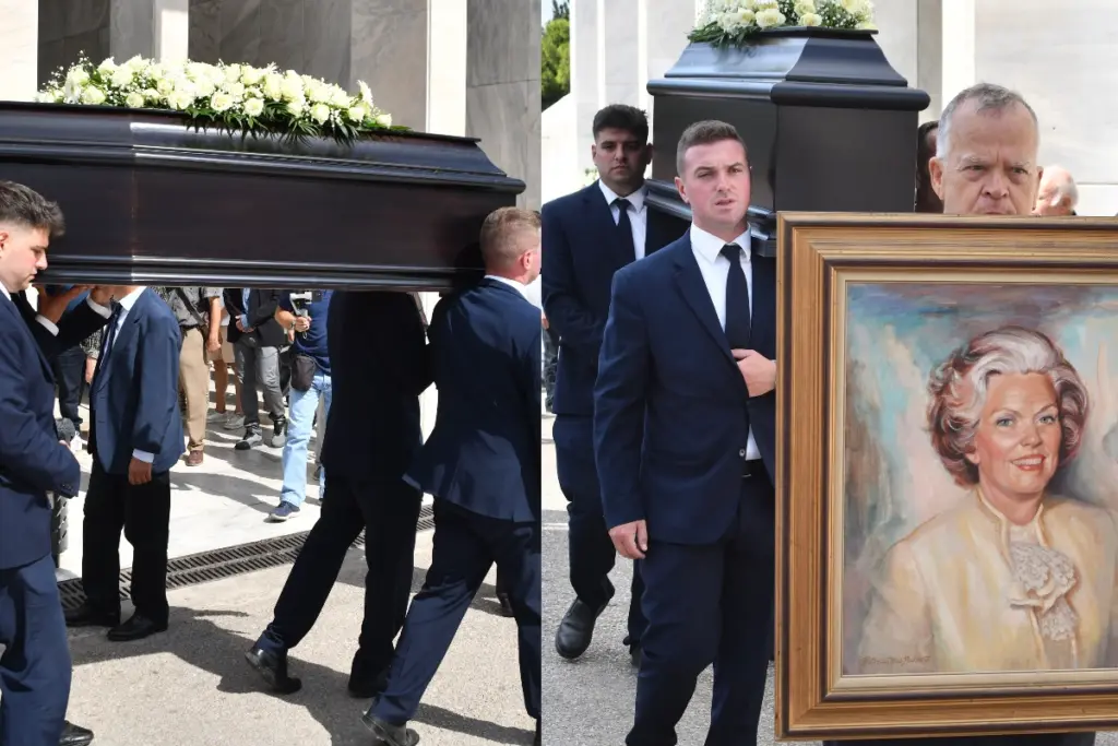 Συγκίνησαν οι επικήδειοι στην πολιτική κηδεία της Μαργαρίτας Παπανδρέου από τα παιδιά και την εγγονή της – Οι προσωπικές αναμνήσεις.
