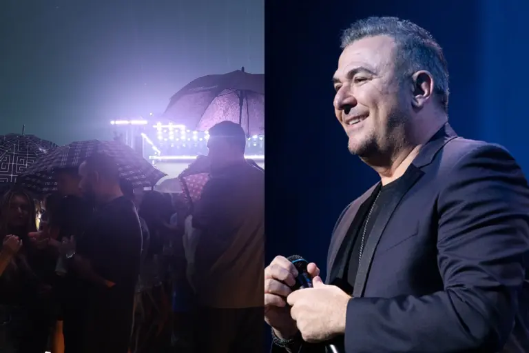 Ξαφνική νεροποντή «χτύπησε» στη Θεσσαλονίκη λίγο πριν τη συναυλία του Ρέμου