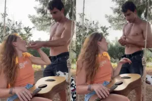 Αφροδίτη Λιάντου - Αλέξανδρος Σκουρλέτης: Ρομαντικές στιγμές στο καταφύγιό τους μακριά από την Αθήνα