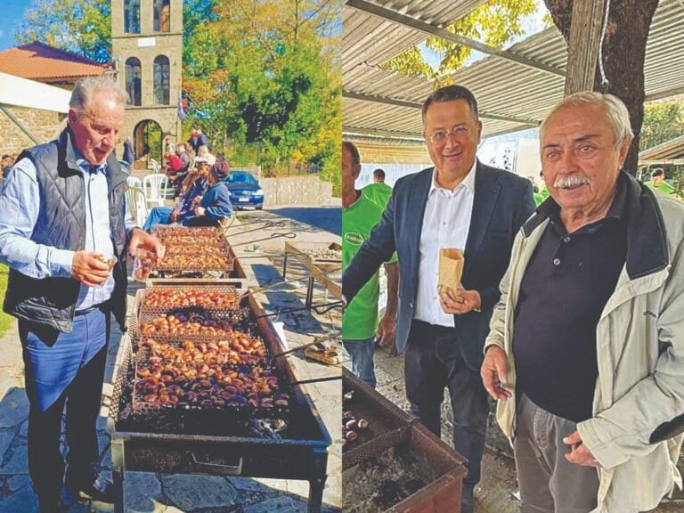 Γιώργος Στύλιος - Γιώργος Κοτρωνιάς: Τίμησαν δεόντως τη Γιορτή του Κάστανου