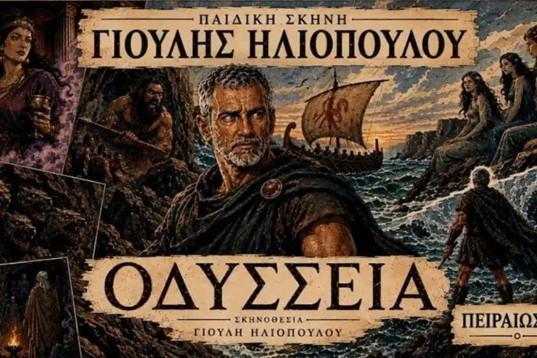 «Οδύσσεια» του Ομήρου!  Δεύτερη χρονιά στο Πειραιώς 131 για την παράσταση της Γιούλης Ηλιοπούλου - Πότε κάνει πρεμιέρα