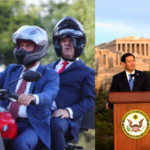 Ο easy rider της Πνύκας και το γλυκό αχλάδι στο κέντρο της Αθήνας