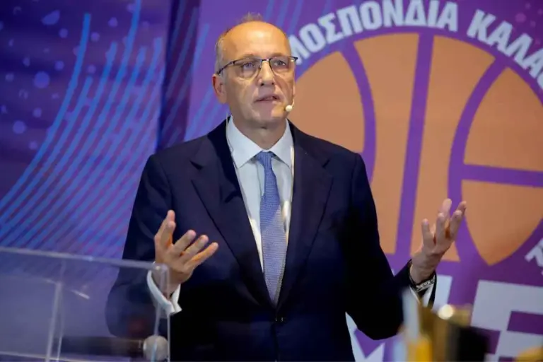 Συνελήφθη ο πρόεδρος της Ομοσπονδίας Μπάσκετ Βαγγέλης Λιόλιος για στημένους αγώνες