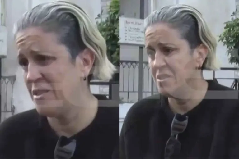 Μαρία Μαζωνάκη: Συντετριμμένη έξω από το πατρικό τους στη Νίκαια μετά το μνημόσυνο – Τι είπε στις κάμερες