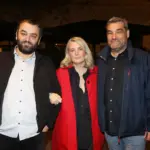 Ελισάβετ Μουτάφη: Βραδινή έξοδος με τους άντρες της ζωής της