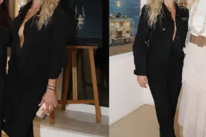 Με total black look και βαθύ ντεκολτέ - Ελληνίδα ηθοποιός τράβηξε όλα τα βλέμματα