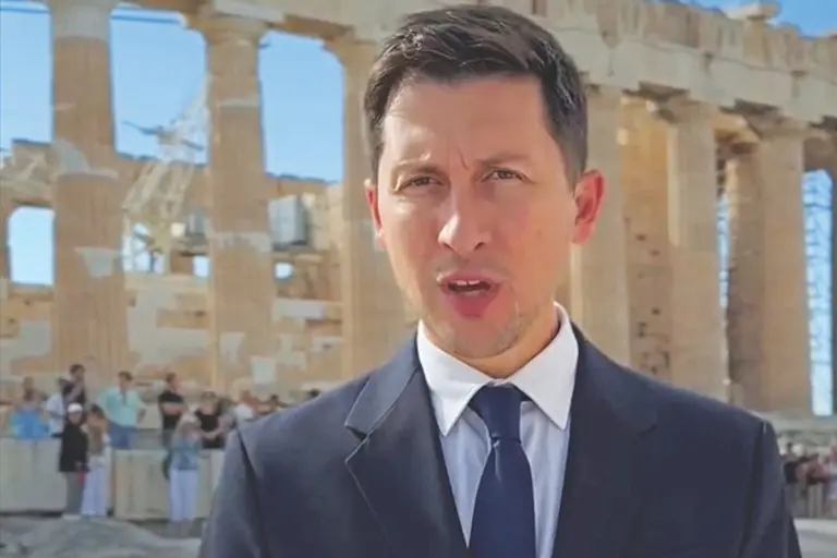 Ο Παύλος Χρηστίδης στον Ιερό Βράχο της Ακρόπολης